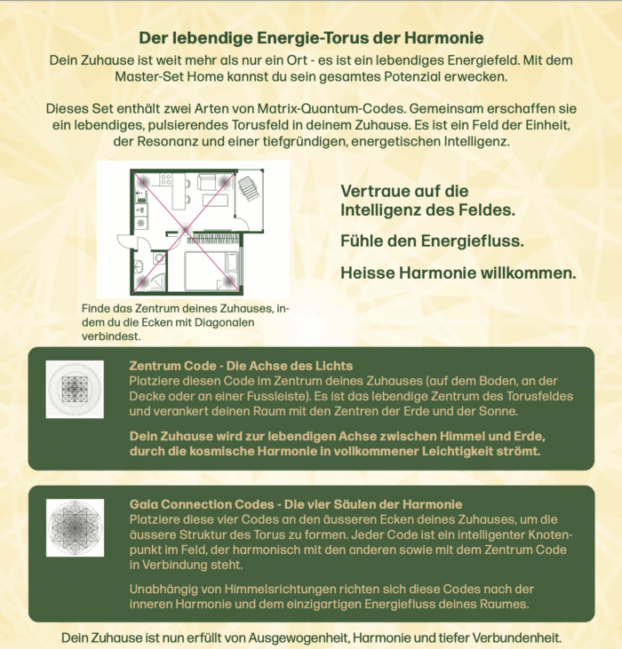 Master Set Home mit Matrix-Quantum-Codes – Bild 3